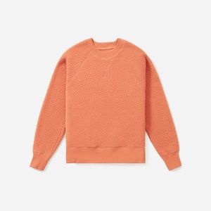 Everlane ReNew Fleece Sweatshirt Spanish Clay XS